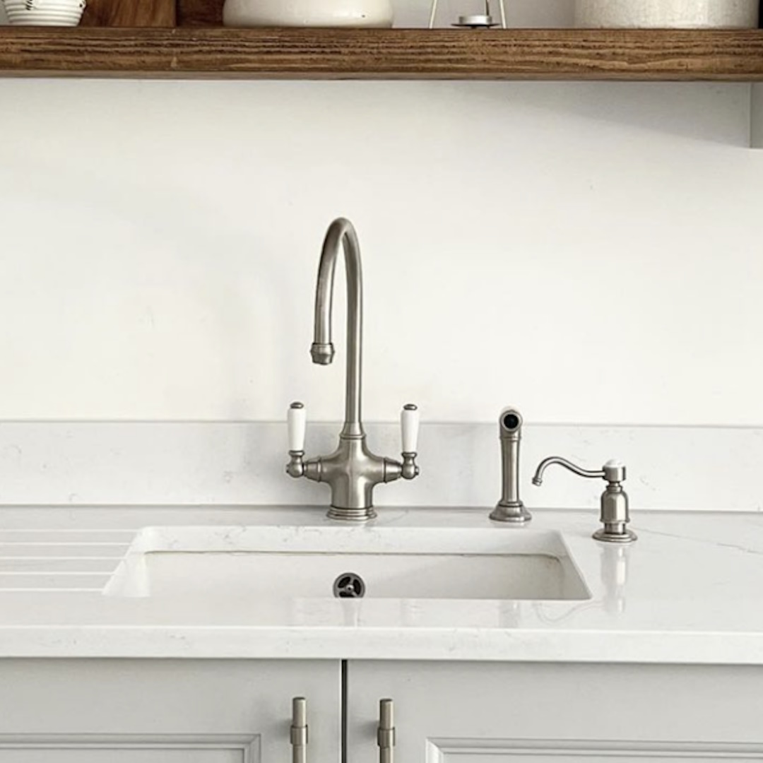 Twin Lever Kitchen Taps